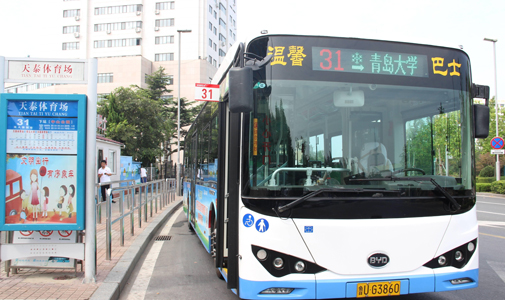 山東省青島市公交車(chē)LED線(xiàn)路牌安裝項(xiàng)目